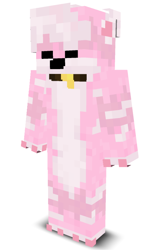 a pink fox