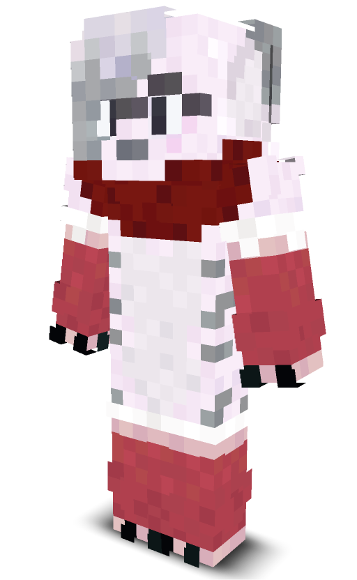 a white dragon-fox